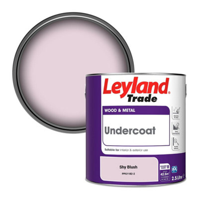 Leyland Trade Wood & Metal Undercoat Paint Shy Blush (PPG1182-2) 2.5L