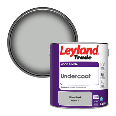 Leyland Trade Wood & Metal Undercoat Paint Silver Band (PPG0995-3) 2.5L