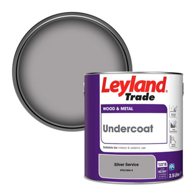 Leyland Trade Wood & Metal Undercoat Paint Silver Service (PPG1004-4) 2.5L