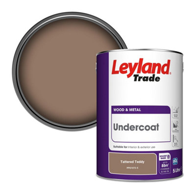 Leyland Trade Wood & Metal Undercoat Paint Tattered Teddy (PPG1072-5) 5L