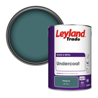 Leyland Trade Wood & Metal Undercoat Paint Vining Ivy (PPG1148-6) 5L