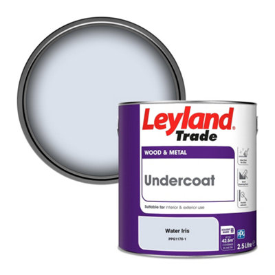 Leyland Trade Wood & Metal Undercoat Paint Water Iris (PPG1170-1) 2.5L