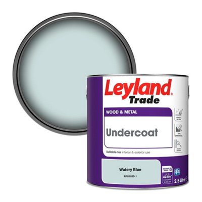 Leyland Trade Wood & Metal Undercoat Paint Watery Blue (PPG1035-1) 2.5L