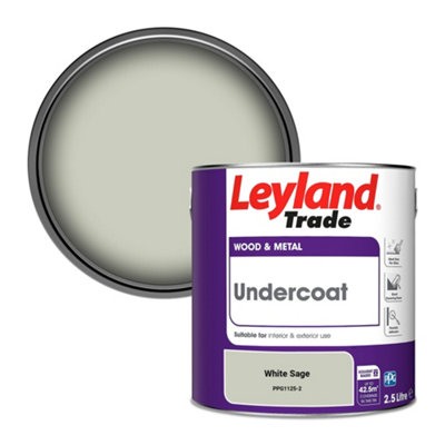 Leyland Trade Wood & Metal Undercoat Paint White Sage (PPG1125-2) 2.5L