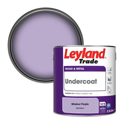 Leyland Trade Wood & Metal Undercoat Paint Windsor Purple (PPG1249-4) 2.5L