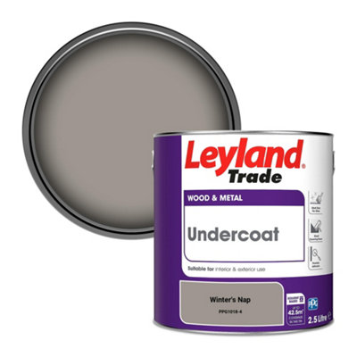 Leyland Trade Wood & Metal Undercoat Paint Winter's Nap (PPG1018-4) 2.5L