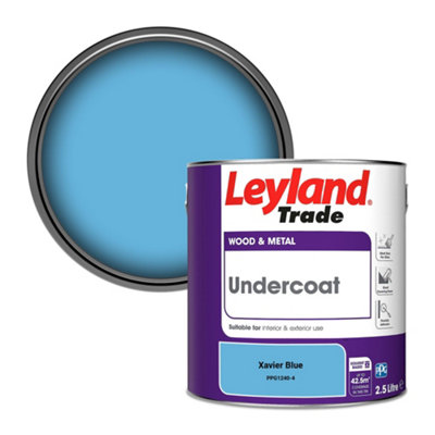 Leyland Trade Wood & Metal Undercoat Paint Xavier Blue (PPG1240-4) 2.5L