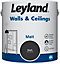 Leyland Walls & Ceilings Black Matt Paint 2.5L