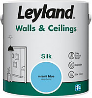 Leyland Walls & Ceilings Miami Blue Silk Paint 2.5L