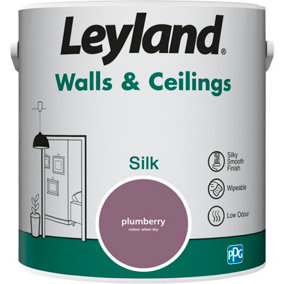 Leyland Walls & Ceilings Plumberry Silk Paint 2.5L