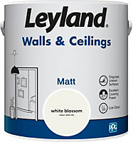 Leyland Walls & Ceilings White Blossom Matt Paint 2.5L