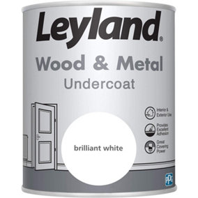 Leyland Wood & Metal Brilliant White Undercoat 750ml