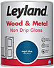 Leyland Wood & Metal Regal Blue Non Drip Gloss Paint 750ml
