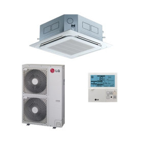 LG 12KW Air Conditioning Unit Split Ceiling Cassette System Heat 42000BTU