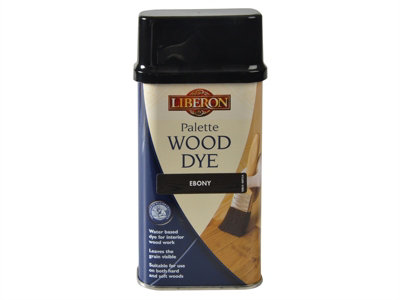 Liberon 014309 Palette Wood Dye Ebony 250ml LIBWDPE250