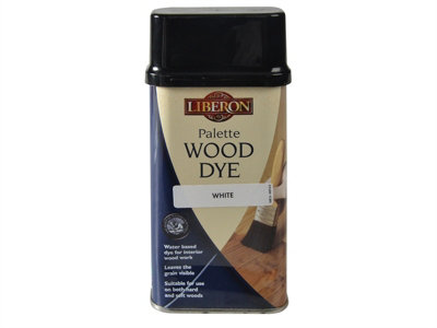 Liberon 014310 Palette Wood Dye White 250ml LIBWDPWH250