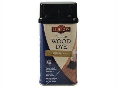 Liberon 014337 Palette Wood Dye Medium Oak 250ml LIBWDPMO250