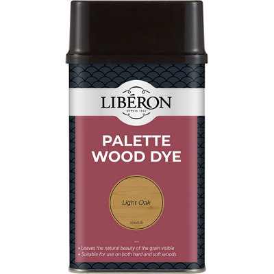 Liberon 014370 Palette Wood Dye Light Oak 500ml LIBWDPLO500