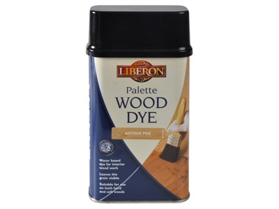 Liberon 014372 Palette Wood Dye Antique Pine 500ml LIBWDPAP500