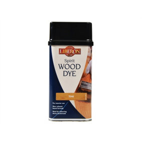Liberon 014429 Spirit Wood Dye Teak 250ml LIBWDST250