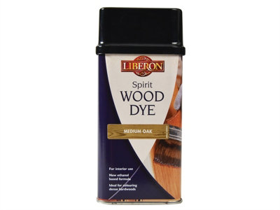 Liberon 014431 Spirit Wood Dye Medium Oak 250ml LIBWDSMO250