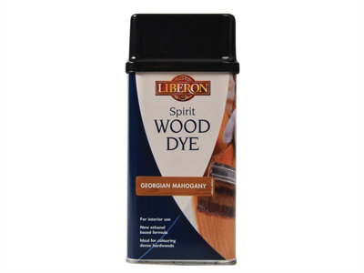 Liberon 014433 Spirit Wood Dye Georgian Mahogany 250ml LIBWDSGM250