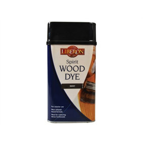 Liberon 014436 Spirit Wood Dye Ebony 1 litre LIBSDE1L