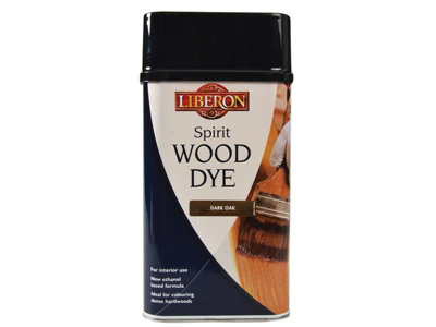 Liberon 014444 Spirit Wood Dye Dark Oak 1 litre LIBSDDO1L