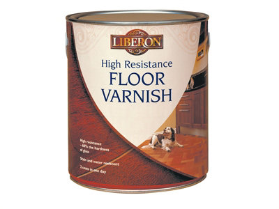 Liberon 024553 High Resistance Floor Varnish Clear Satin 2.5 litre LIBHRFVCS25L