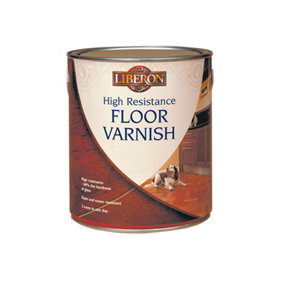 Liberon 024554 High Resistance Floor Varnish Clear Matt 2.5 litre LIBHRFVCM25L
