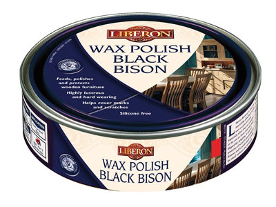 Liberon 069976 Wax Polish Black Bison Medium Mahogany 500ml LIBBBPWMM500