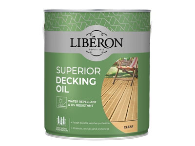 Liberon 126103 Superior Decking Oil Clear 2.5 litre LIB126103