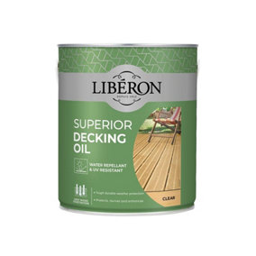 Liberon 126103 Superior Decking Oil Clear 2.5 litre LIB126103