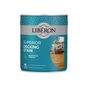 Liberon 126117 Superior Decking Stain Light Oak 2.5 Litre LIB126117