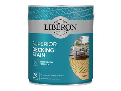Liberon 126119 Superior Decking Stain Clear 2.5 Litre LIB126119