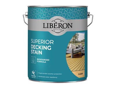 Liberon 126129 Superior Decking Stain Clear 5 Litre LIB126129