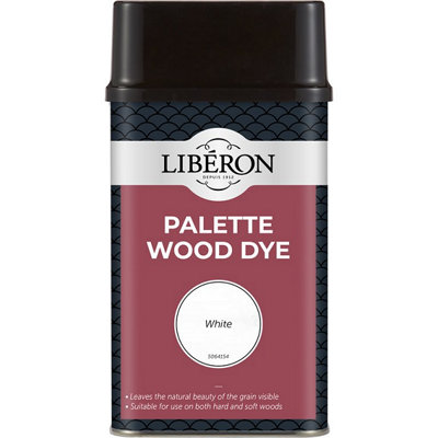 Liberon 126739 Palette Wood Dye White 500ml LIBWDPWH500N