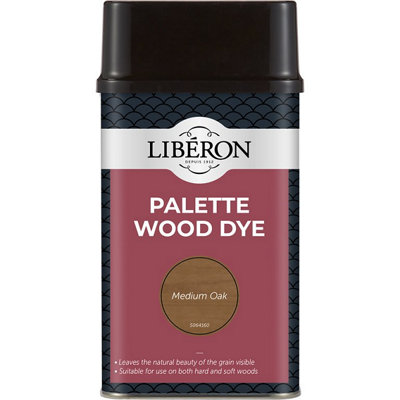 Liberon 126745 Palette Wood Dye Medium Oak 500ml LIBWDPMO500N