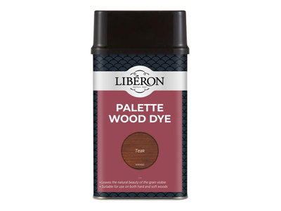 Liberon 126746 Palette Wood Dye Teak 500ml LIBWDPT500N