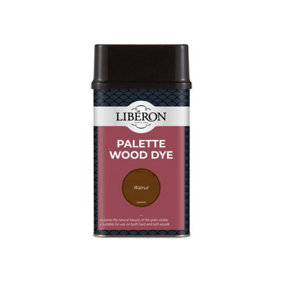 Liberon 126749 Palette Wood Dye Walnut 500ml LIBWDPW500N