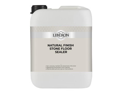 Liberon 126764 Natural Finish Stone Floor Sealer 5 litre LIBNFSFS5LN