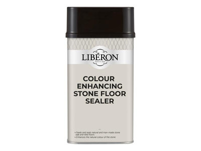 Liberon 126767 Colour Enhancer Stone Floor Sealer 1 litre LIBFSSEAL1LN