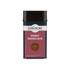 Liberon 126787 Spirit Wood Dye Dark Oak 1 litre LIBSDDO1LN