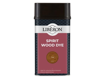 Liberon 126792 Spirit Wood Dye Teak 1 litre LIBSDT1LN