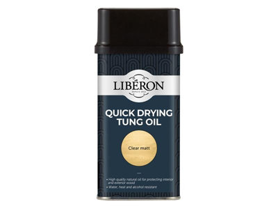 Liberon 126800 Quick Drying Tung Oil 250ml LIBTOQD250N