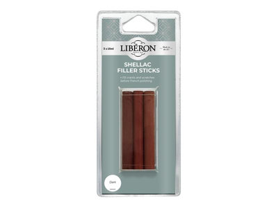 Liberon 126839 Shellac Filler Sticks Dark 3 Pack LIBSFSDN