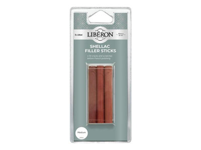 Liberon 126841 Shellac Filler Sticks Medium 3 Pack LIBSFSMN