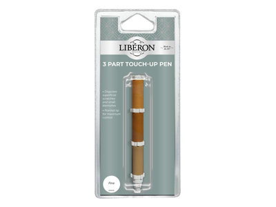 Liberon 126913 3 Part Touch-Up Pen Pine LIBTUP3PPN