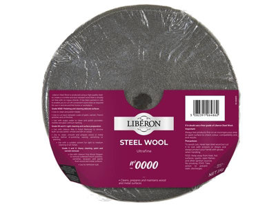 Liberon 126934 Steel Wool Grade 0000 Ultra Fine 1kg LIBSW00001KN