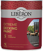Liberon Extreme Decking Paint Gun Metal 2.5 Litre